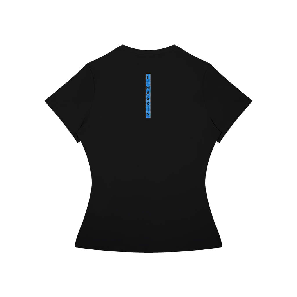 LUMASKIN Blueprint Grid Women’s Performance T-Shirt – product view 4